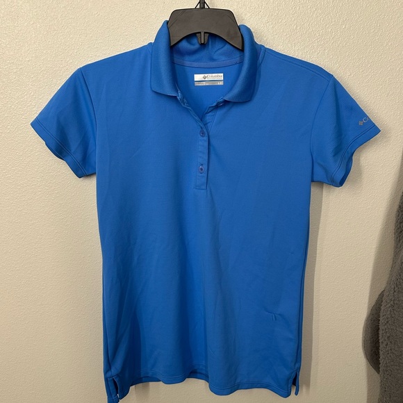 Columbia Sportswear Company womens short sleeve blue polo shirt, size S - Picture 1 of 4